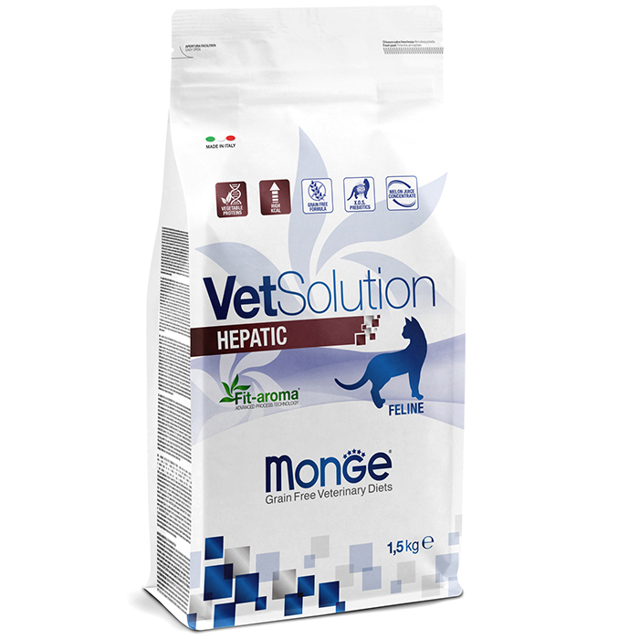 Monge VetSolution Hepatic Feline 🐈  1.5Kg