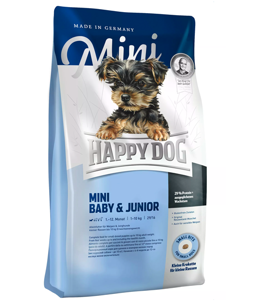 Happy Dog Mini Baby And Junior 🐕 4Kg