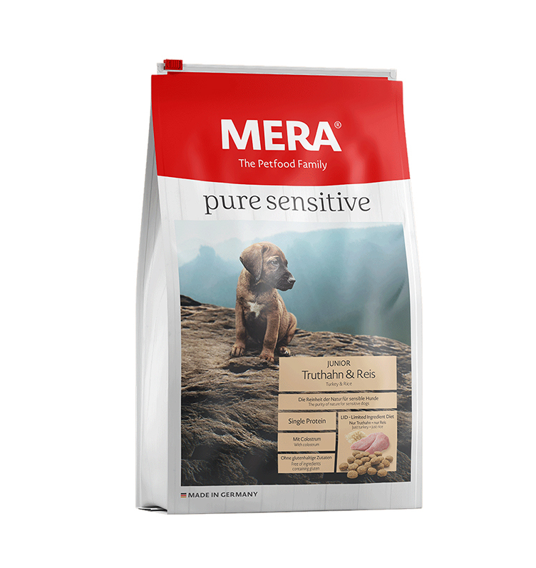 MERA Pure Sensitive Junior Turkey And Rice 4Kg