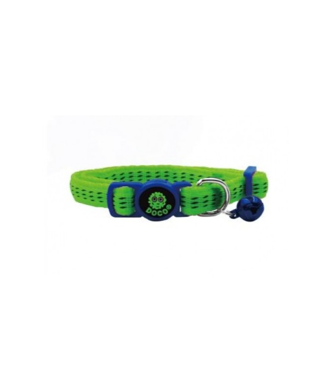 DOCO Puffy Cat Collar Green