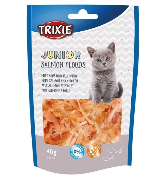 Trixie Junior Salmon Clouds Cat Treats 40g