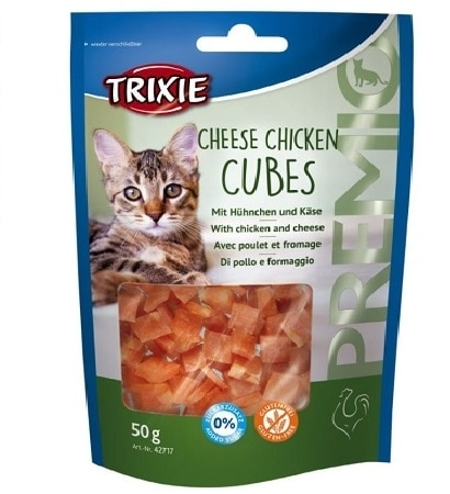 Trixie Premio Cheese Chicken Cubes Cat Treats 50g