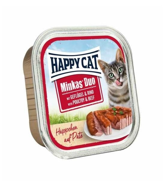 Happy Cat Minkas Duo Poultry And Beef 100g