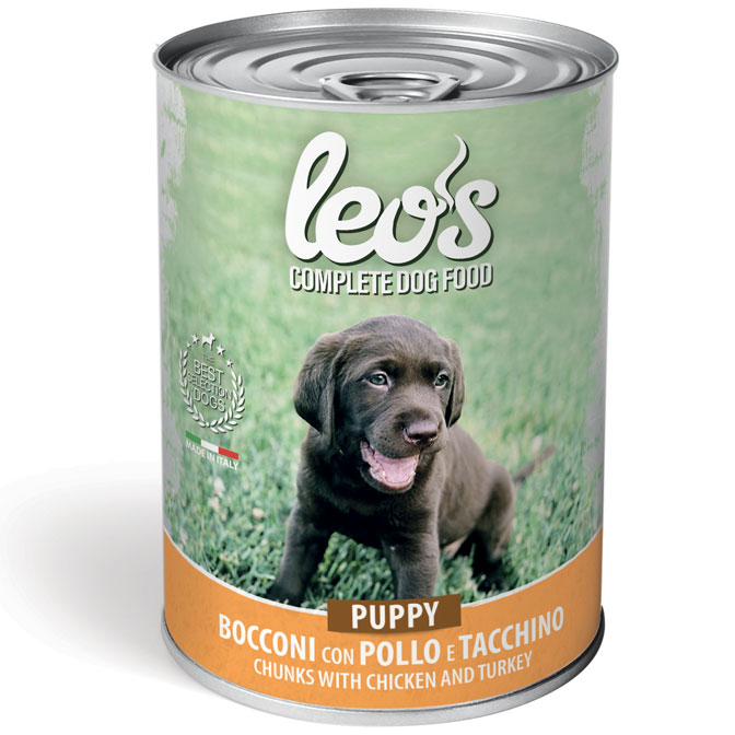 Leo's Complete Dog Food Chunks with Chicken and Turkey – Puppy