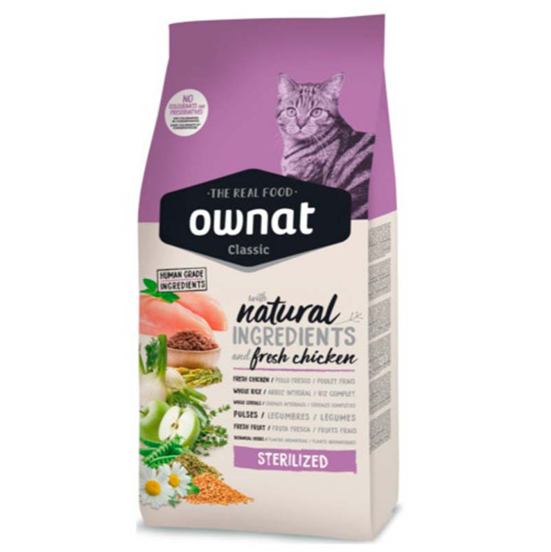 Ownat Classic Sterilized (Cat)🐈- 4kg