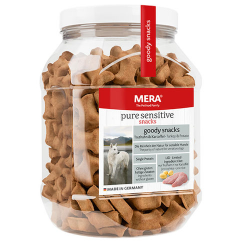 MERA Pure Sensitive Goody Snacks Treats With Turkey And Potatoes