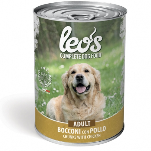 Leo's Complete Dog Food Chunks with Chicken – Adult