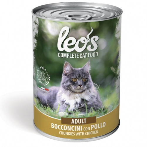 Leo's Complete Cat Food Chunkies with Chicken – Adult