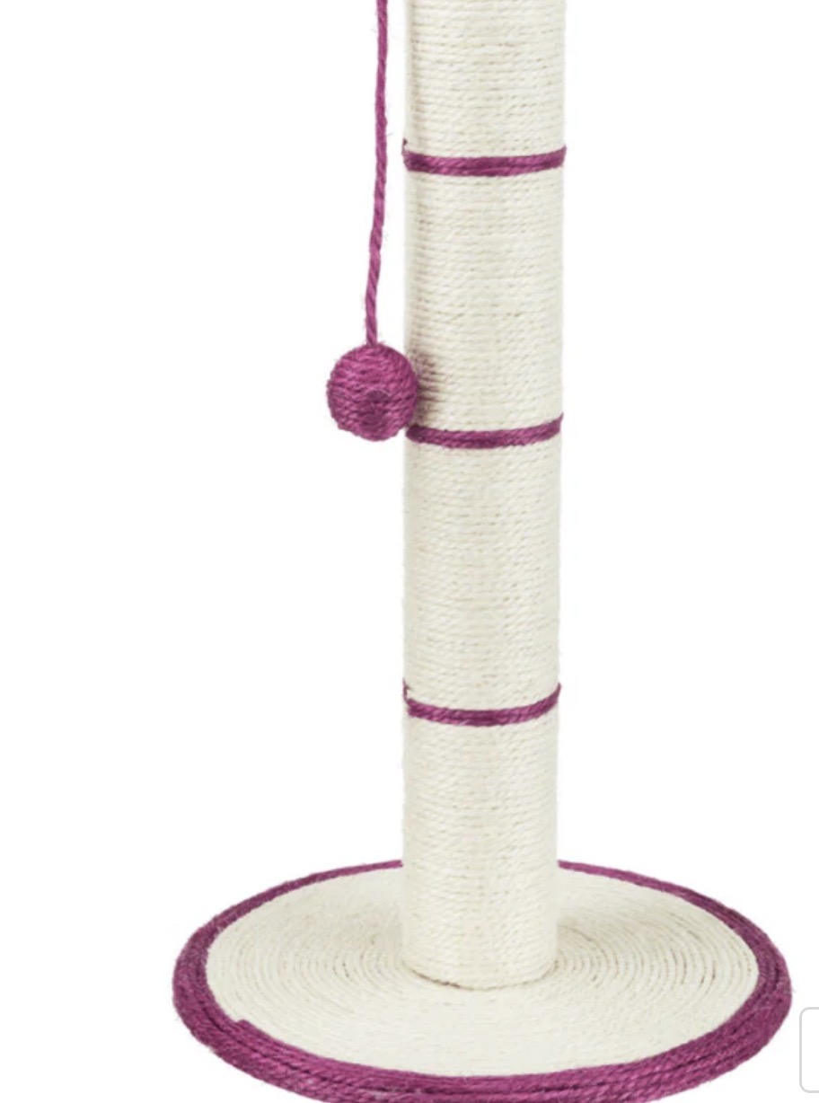 Cat Scratching Sisal Post on a Board - 50cm