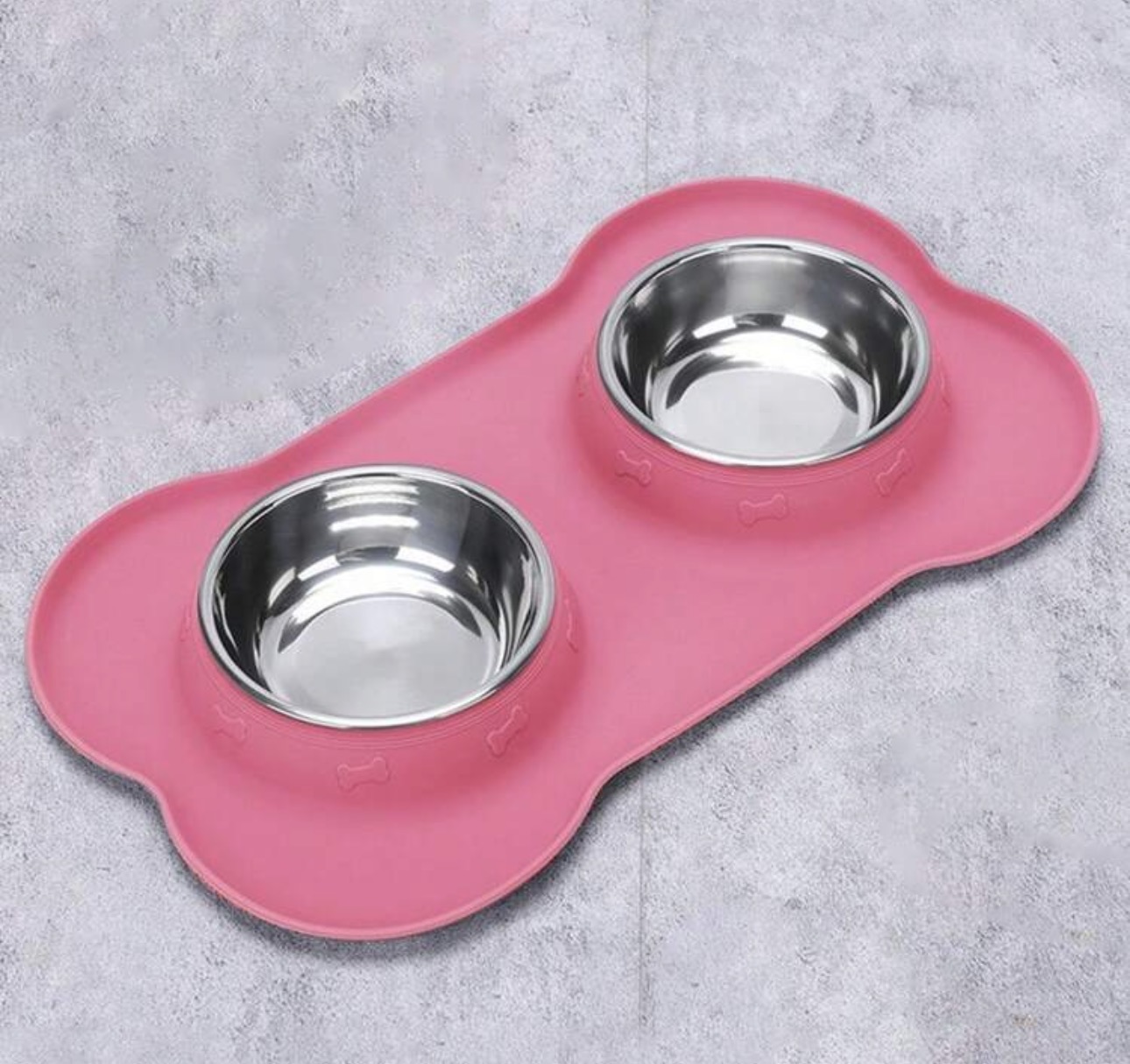 Stainless Steel Anti-Spill Pet Bowls, Food Water Bowls With Stand,