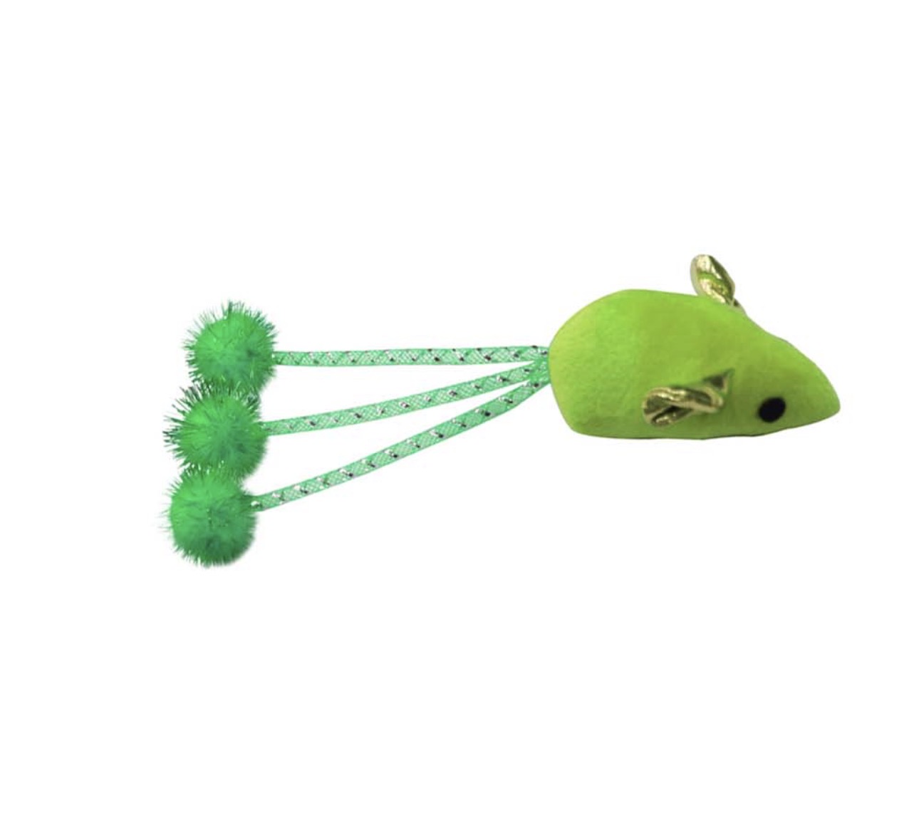 Cat Toy Fabric mouse with glitter tail